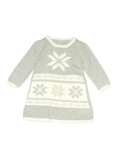 Pre-owned Gymboree Kids' Dress In Gray