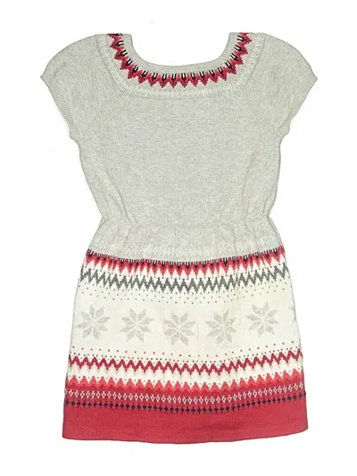Pre-owned Gymboree Kids' Dress In Gray