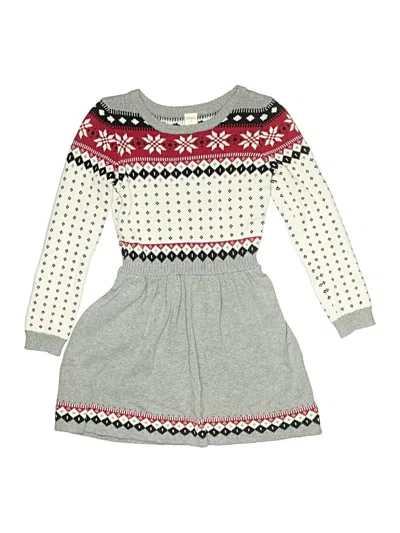 Pre-owned Gymboree Kids' Dress In Gray