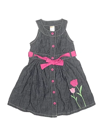 Pre-owned Gymboree Kids' Dress In Gray