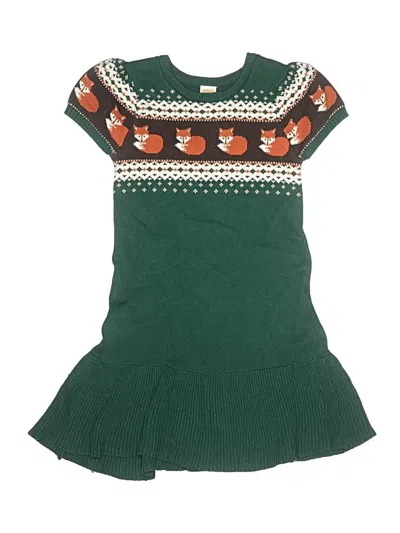 Pre-owned Gymboree Kids' Dress In Green