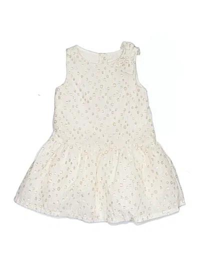 Pre-owned Gymboree Kids' Dress In Ivory