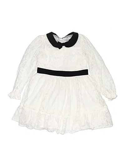 Pre-owned Gymboree Kids' Dress In Ivory