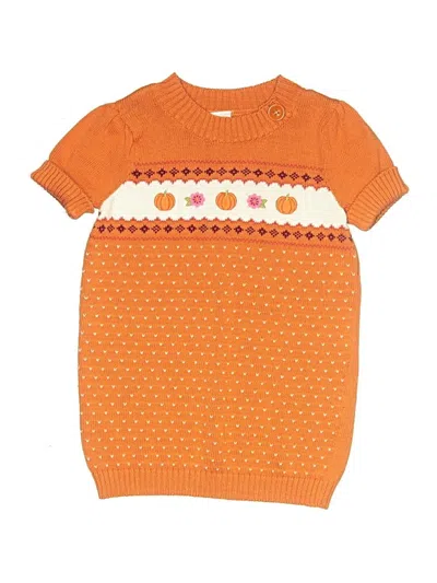 Pre-owned Gymboree Kids' Dress In Orange