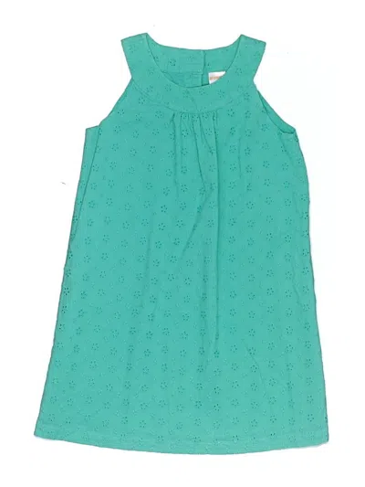 Pre-owned Gymboree Kids' Dress In Teal