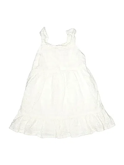 Pre-owned Gymboree Kids' Dress In White