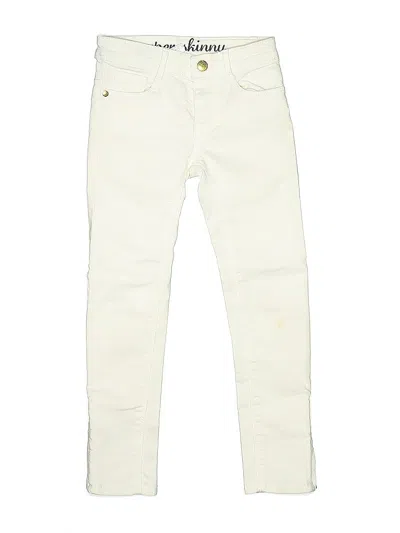 Pre-owned Gymboree Kids' Jeans In White