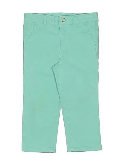 Pre-owned Gymboree Kids' Khakis In Teal