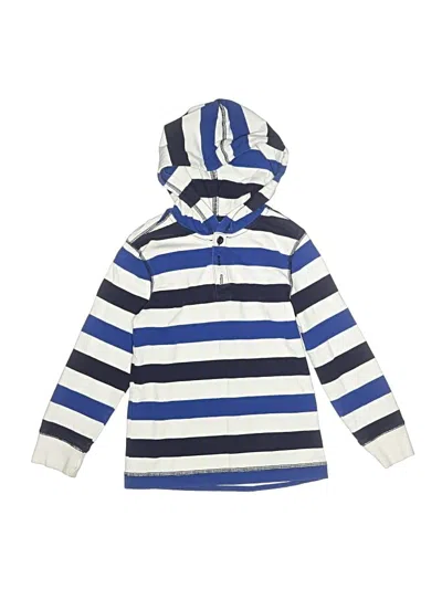 Pre-owned Gymboree Kids' Long Sleeve Henley Shirt In Blue