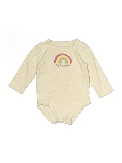 Pre-owned Gymboree Babies' Long Sleeve Onesie In Ivory
