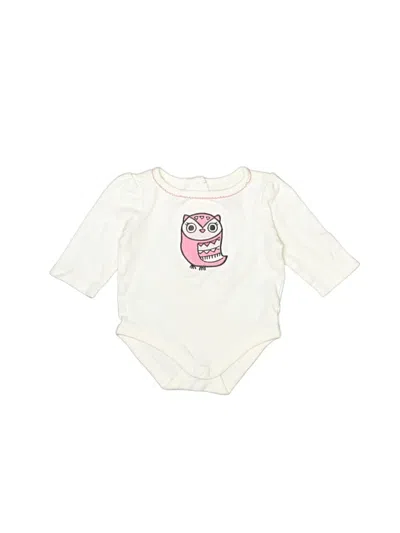 Pre-owned Gymboree Babies' Long Sleeve Onesie In Ivory