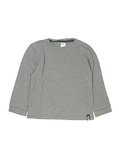 Pre-owned Gymboree Kids' Long Sleeve Top Gray Tops