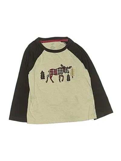 Pre-owned Gymboree Kids' Long Sleeve Top Green Tops
