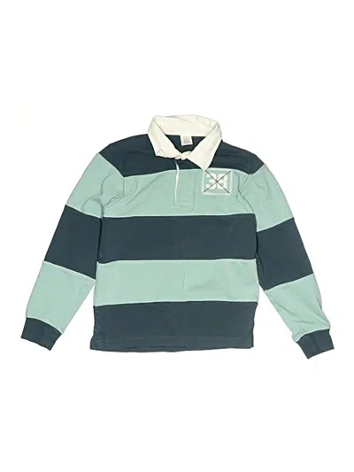 Pre-owned Gymboree Kids' Long Sleeve Top Teal Tops