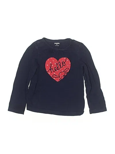 Pre-owned Gymboree Kids' Long Sleeve T-shirt In Blue