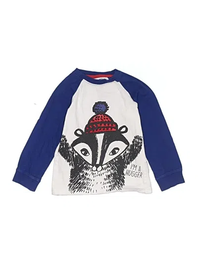 Pre-owned Gymboree Kids' Long Sleeve T-shirt In Blue