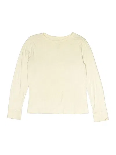 Pre-owned Gymboree Kids' Long Sleeve T-shirt In Ivory