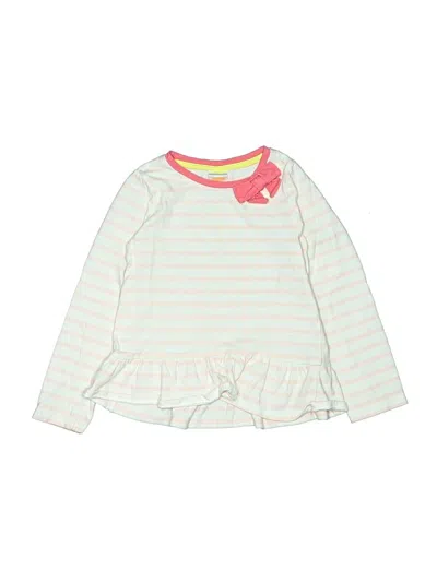 Pre-owned Gymboree Kids' Long Sleeve T-shirt In Ivory