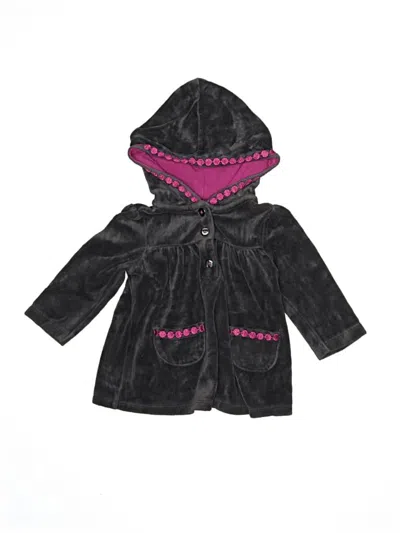 Pre-owned Gymboree Kids' Pullover Hoodie In Black