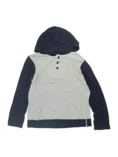 Pre-owned Gymboree Kids' Pullover Hoodie In Gray