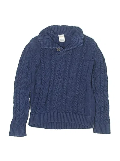 Pre-owned Gymboree Kids' Pullover Sweater In Blue