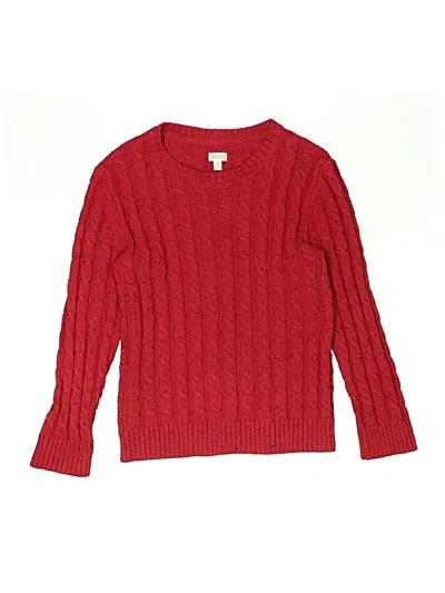 Pre-owned Gymboree Kids' Pullover Sweater In Red