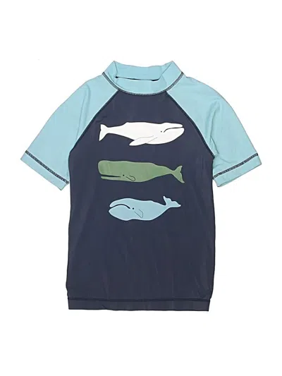 Pre-owned Gymboree Kids' Rash Guard In Blue