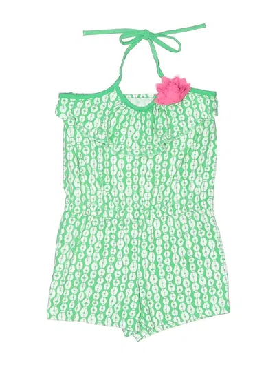Pre-owned Gymboree Kids' Romper In Green