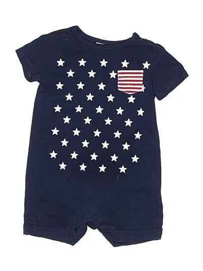 Pre-owned Gymboree Babies' Short Sleeve Onesie In Blue