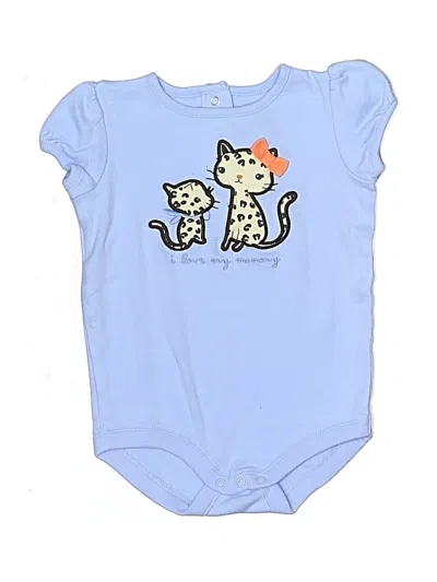 Pre-owned Gymboree Babies' Short Sleeve Onesie In Blue