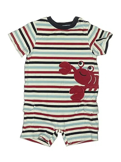 Pre-owned Gymboree Kids' Short Sleeve Onesie In Burgundy