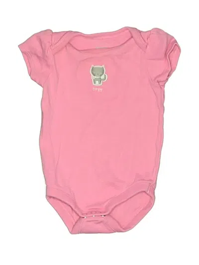 Pre-owned Gymboree Babies' Short Sleeve Onesie In Pink