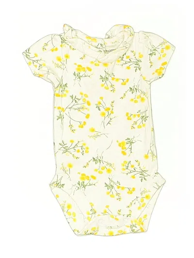 Pre-owned Gymboree Babies' Short Sleeve Onesie In Yellow