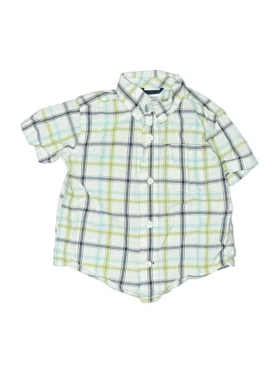 Pre-owned Gymboree Kids' Short Sleeve Polo Shirt In Green