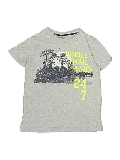 Pre-owned Gymboree Kids' Short Sleeve T-shirt In Gray