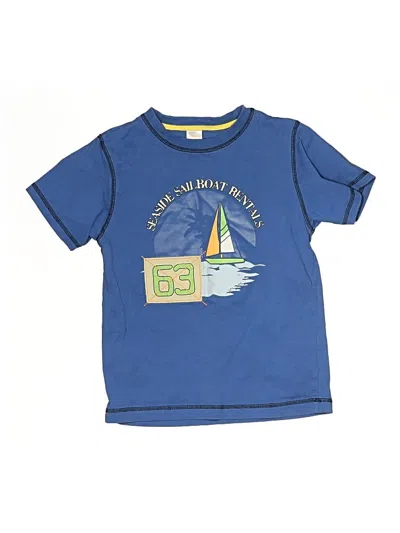 Pre-owned Gymboree Kids' Short Sleeve T-shirt In Blue