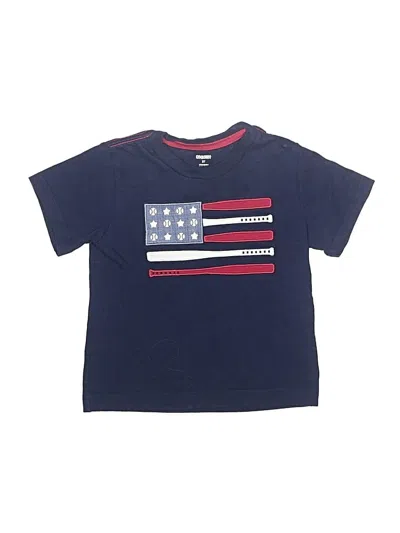 Pre-owned Gymboree Kids' Short Sleeve T-shirt In Blue