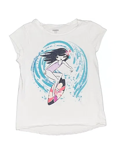 Pre-owned Gymboree Kids' Short Sleeve T-shirt In White