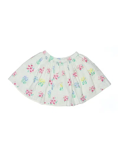 Pre-owned Gymboree Kids' Skirt In White