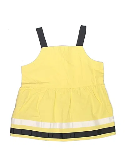 Pre-owned Gymboree Kids' Sleeveless Blouse In Yellow