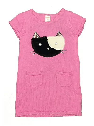 Pre-owned Gymboree Kids' Sleeveless Top Pink Crew Neck Tops