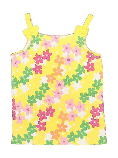 Pre-owned Gymboree Kids' Sleeveless Top Yellow Halter Neckline Tops
