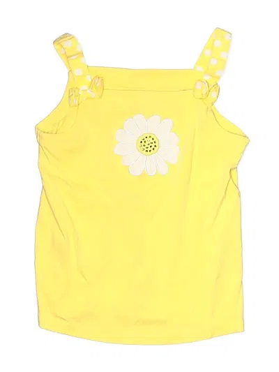 Pre-owned Gymboree Kids' Sleeveless Top Yellow Halter Neckline Tops