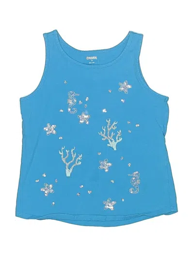 Pre-owned Gymboree Kids' Sleeveless T-shirt In Blue