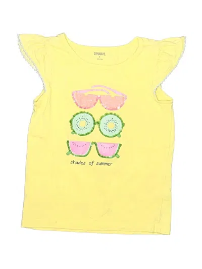 Pre-owned Gymboree Kids' Sleeveless T-shirt In Yellow
