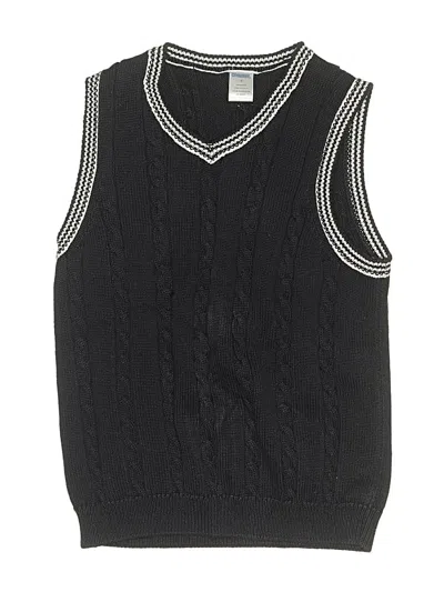 Pre-owned Gymboree Kids' Sweater Vest In Black
