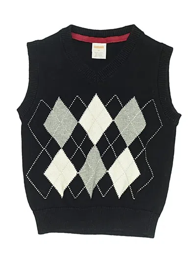 Pre-owned Gymboree Kids' Sweater Vest In Black