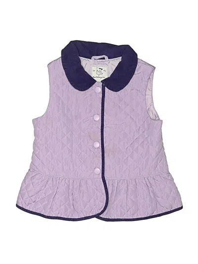 Pre-owned Gymboree Kids' Sweater Vest In Purple