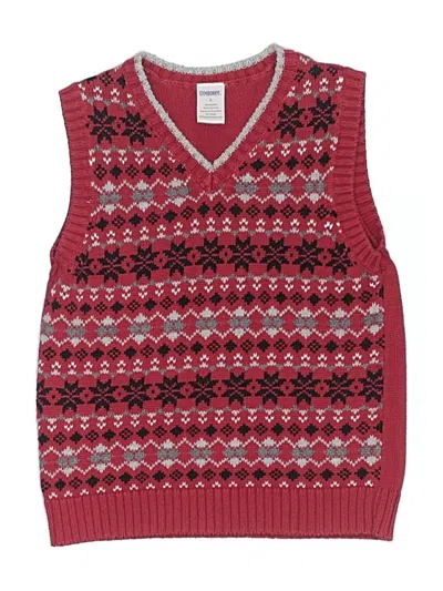 Pre-owned Gymboree Kids' Sweater Vest In Red