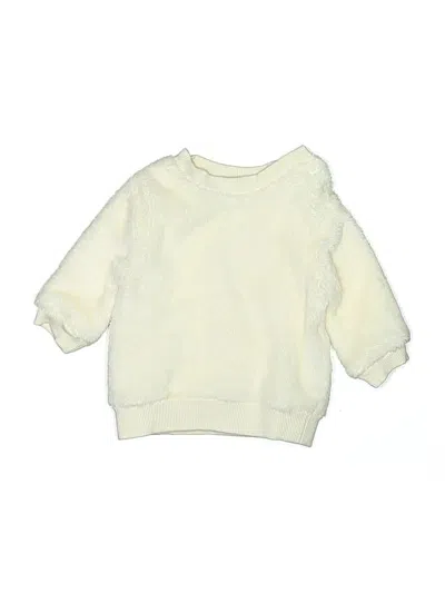 Pre-owned Gymboree Babies' Sweatshirt In White